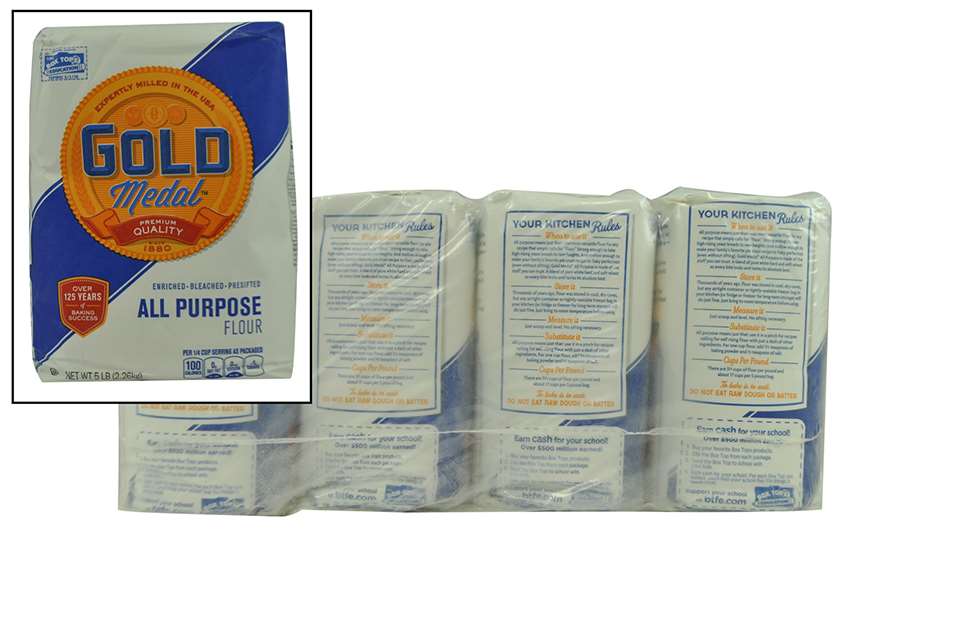 Flour All Purpose Bleached Pre-Sifted 8/5lb - Sold by EA
